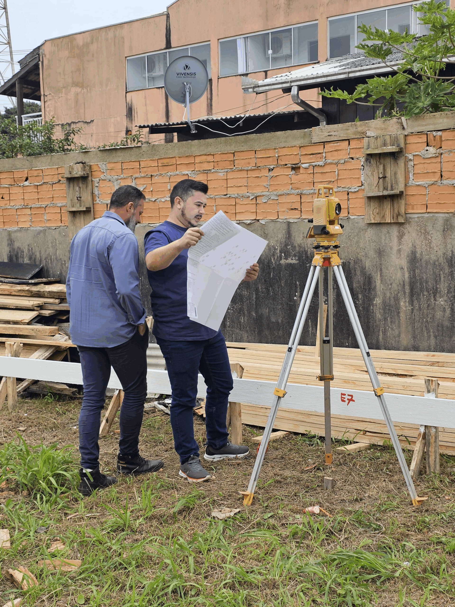 Preparação do terreno